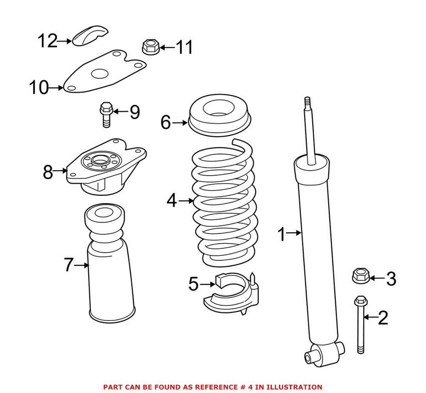 BMW Coil Spring - Rear 33536851725